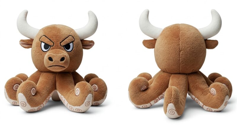 Octobull the Deep Sea Charger™ – A Bold Hybrid Plush | Abnomals™ Exclusive