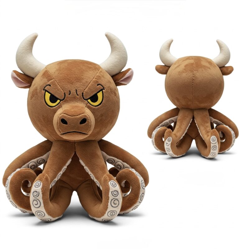 Octobull the Deep Sea Charger™ – A Bold Hybrid Plush | Abnomals™ Exclusive