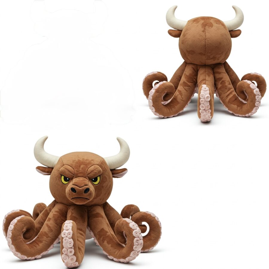 Octobull the Deep Sea Charger™ – A Bold Hybrid Plush | Abnomals™ Exclusive