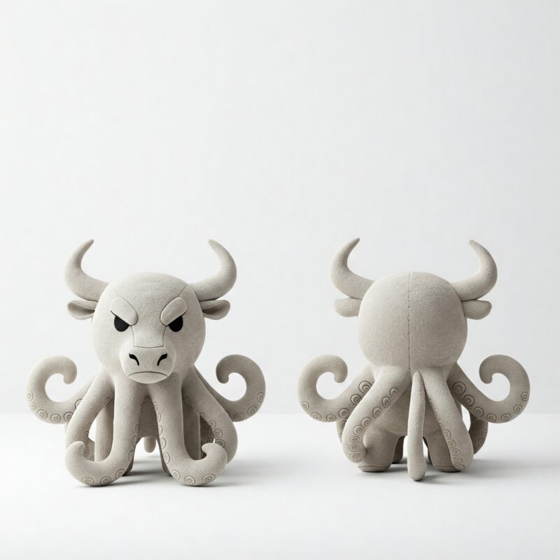 Octobull the Deep Sea Charger™ – A Bold Hybrid Plush | Abnomals™ Exclusive