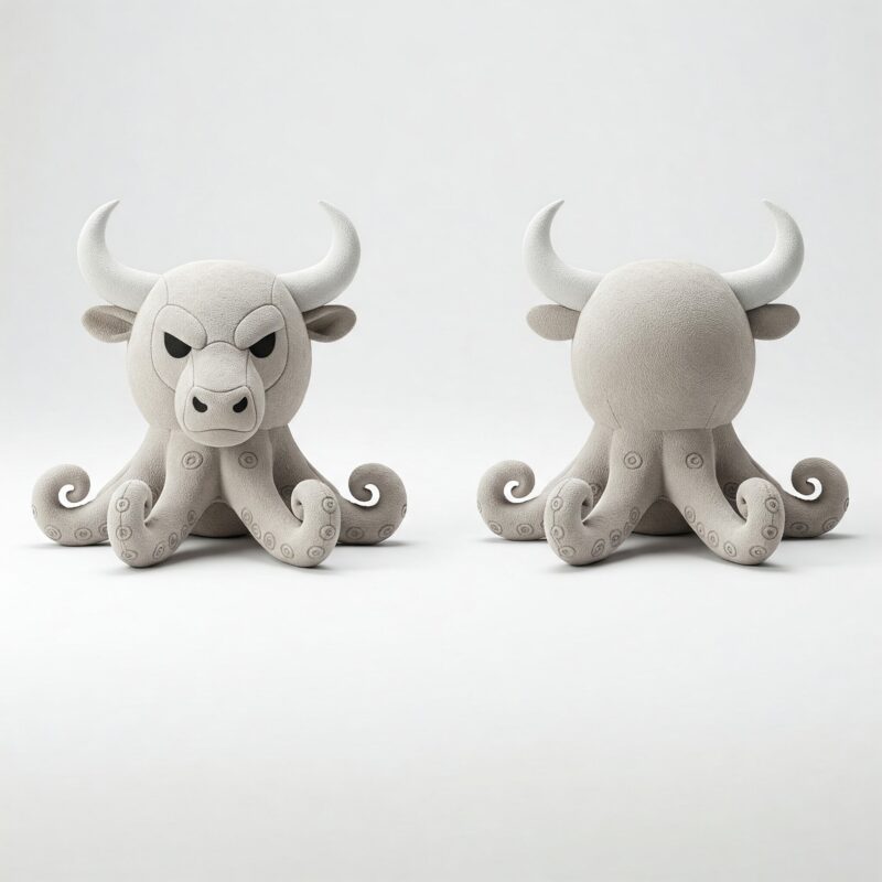 Octobull the Deep Sea Charger™ – A Bold Hybrid Plush | Abnomals™ Exclusive