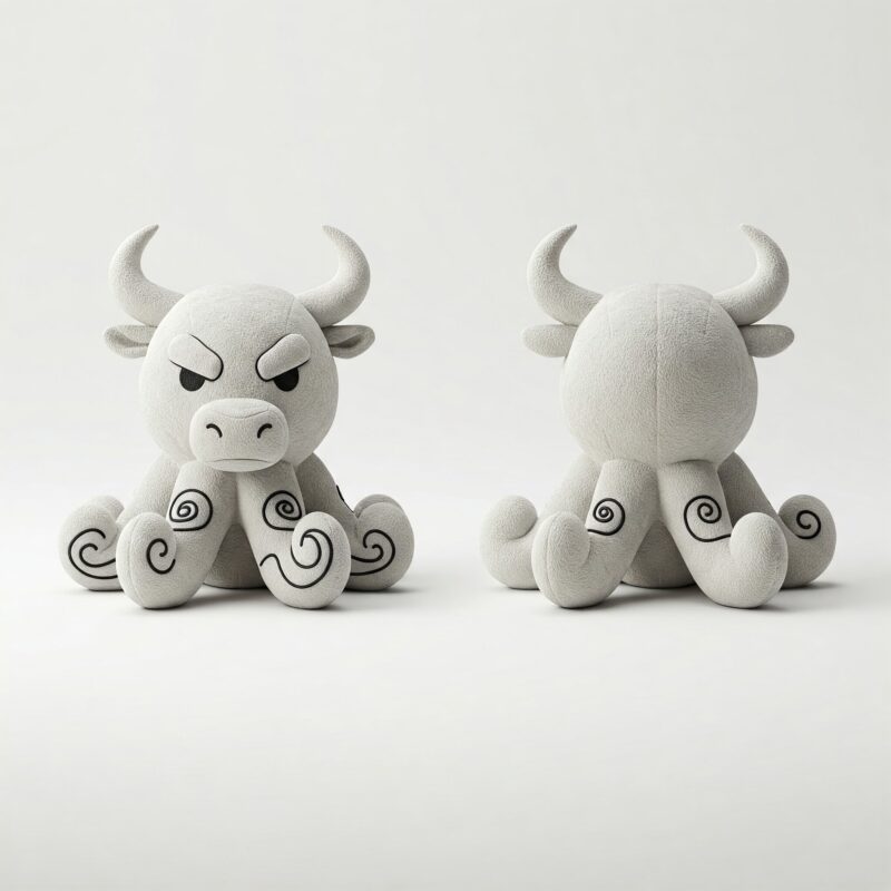 Octobull the Deep Sea Charger™ – A Bold Hybrid Plush | Abnomals™ Exclusive