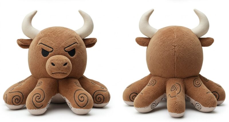 Octobull the Deep Sea Charger™ – A Bold Hybrid Plush | Abnomals™ Exclusive