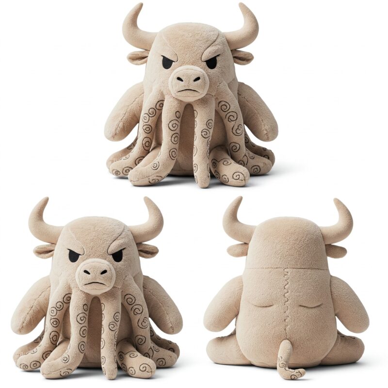 Octobull the Deep Sea Charger™ – A Bold Hybrid Plush | Abnomals™ Exclusive