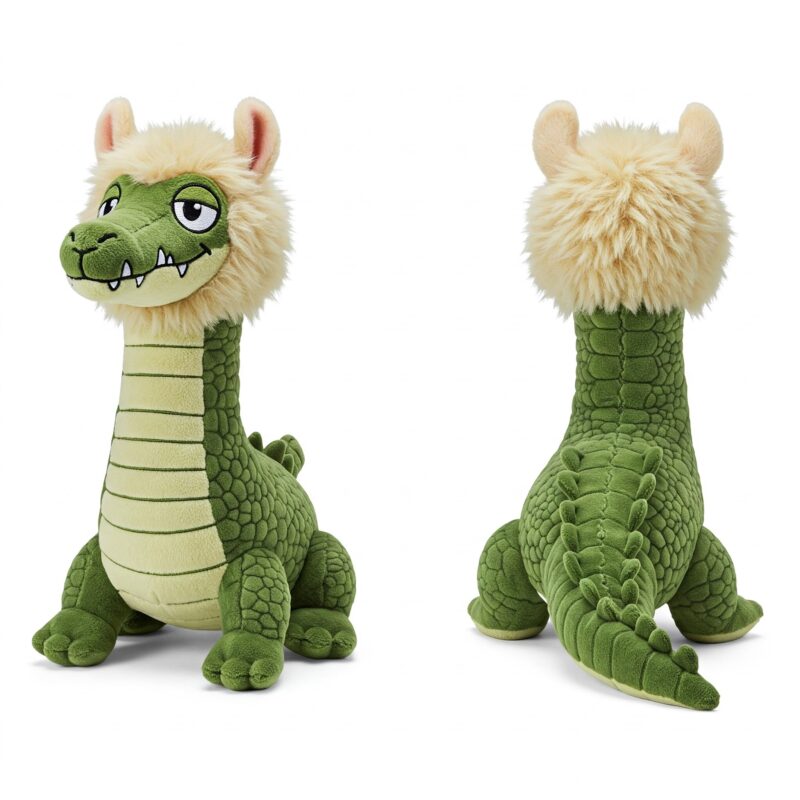 Llamadile the Woolly Snapper™ – A Bold Hybrid Plush | Abnomals™ Exclusive