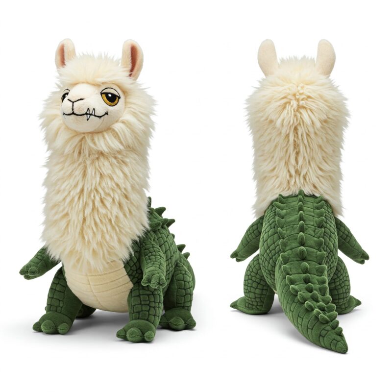 Llamadile the Woolly Snapper™ – A Bold Hybrid Plush | Abnomals™ Exclusive