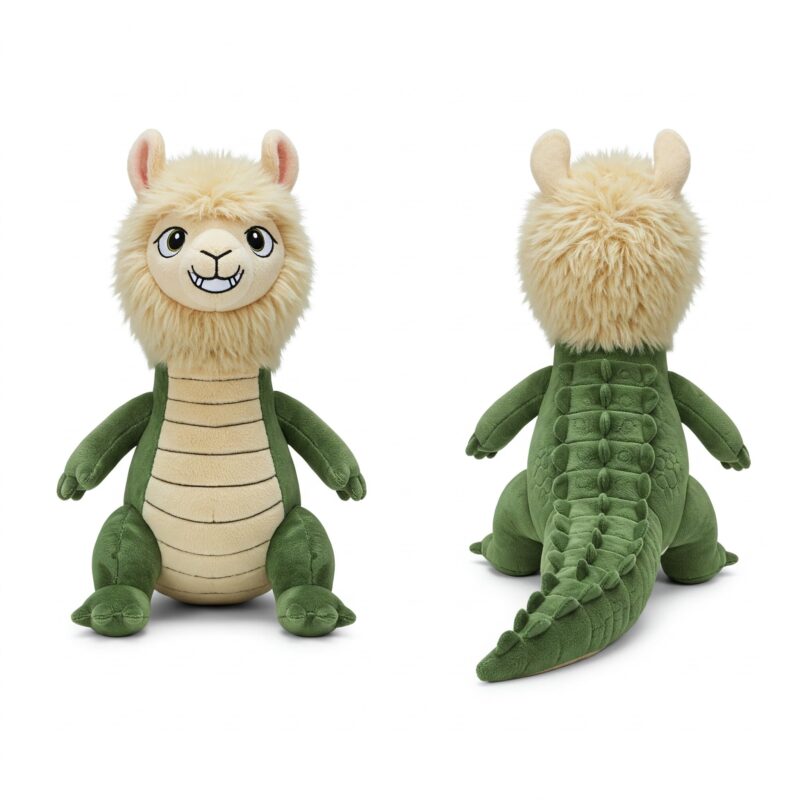 Llamadile the Woolly Snapper™ – A Bold Hybrid Plush | Abnomals™ Exclusive