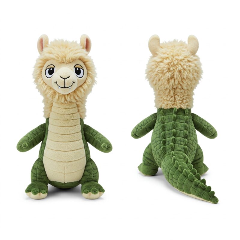 Llamadile the Woolly Snapper™ – A Bold Hybrid Plush | Abnomals™ Exclusive