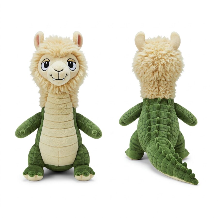 Llamadile the Woolly Snapper™ – A Bold Hybrid Plush | Abnomals™ Exclusive