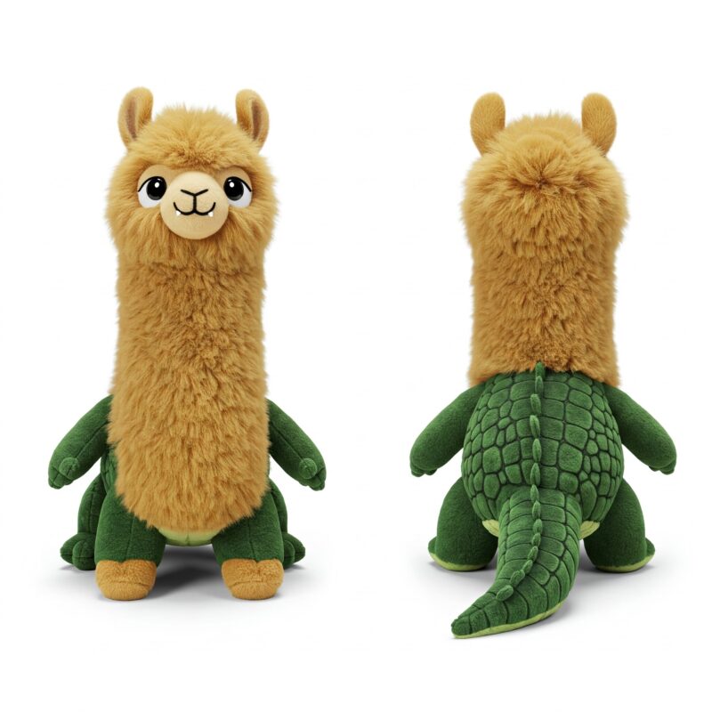 Llamadile the Woolly Snapper™ – A Bold Hybrid Plush | Abnomals™ Exclusive