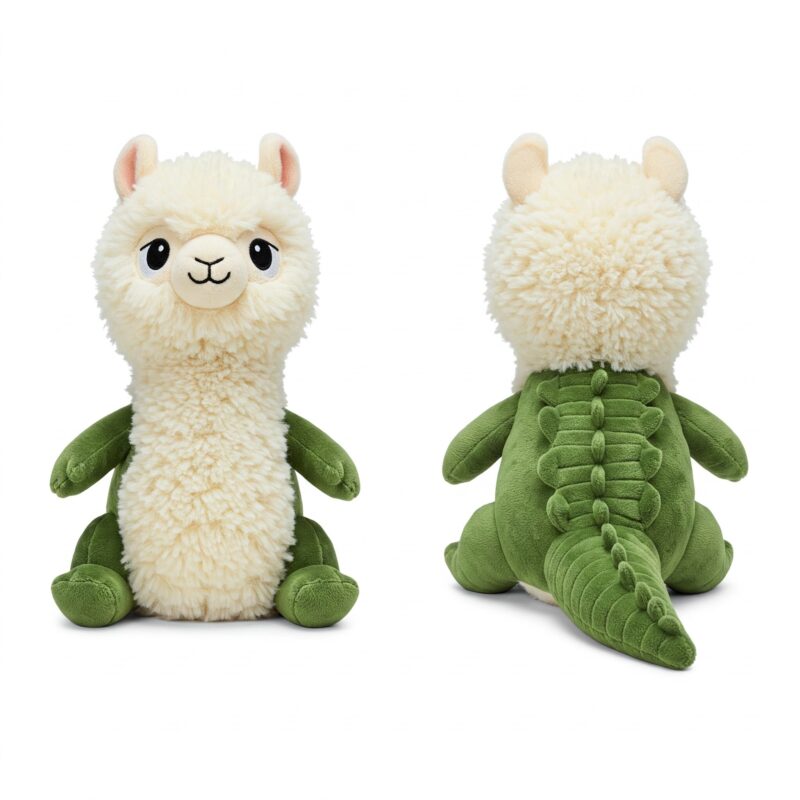Llamadile the Woolly Snapper™ – A Bold Hybrid Plush | Abnomals™ Exclusive