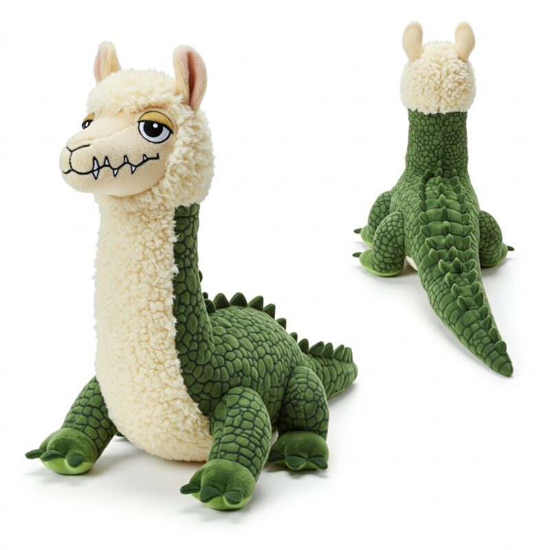 Llamadile the Woolly Snapper™ – A Bold Hybrid Plush | Abnomals™ Exclusive