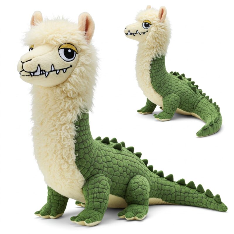 Llamadile the Woolly Snapper™ – A Bold Hybrid Plush | Abnomals™ Exclusive