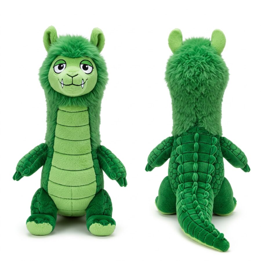 Llamadile the Woolly Snapper™ – A Bold Hybrid Plush | Abnomals™ Exclusive