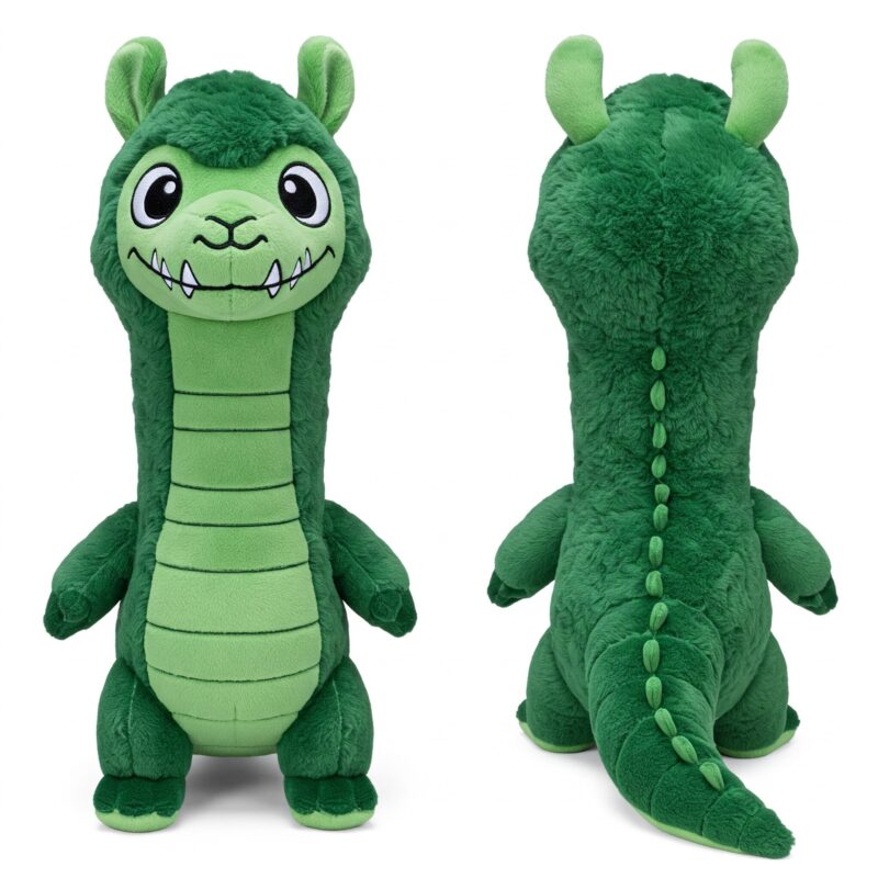 Llamadile the Woolly Snapper™ – A Bold Hybrid Plush | Abnomals™ Exclusive