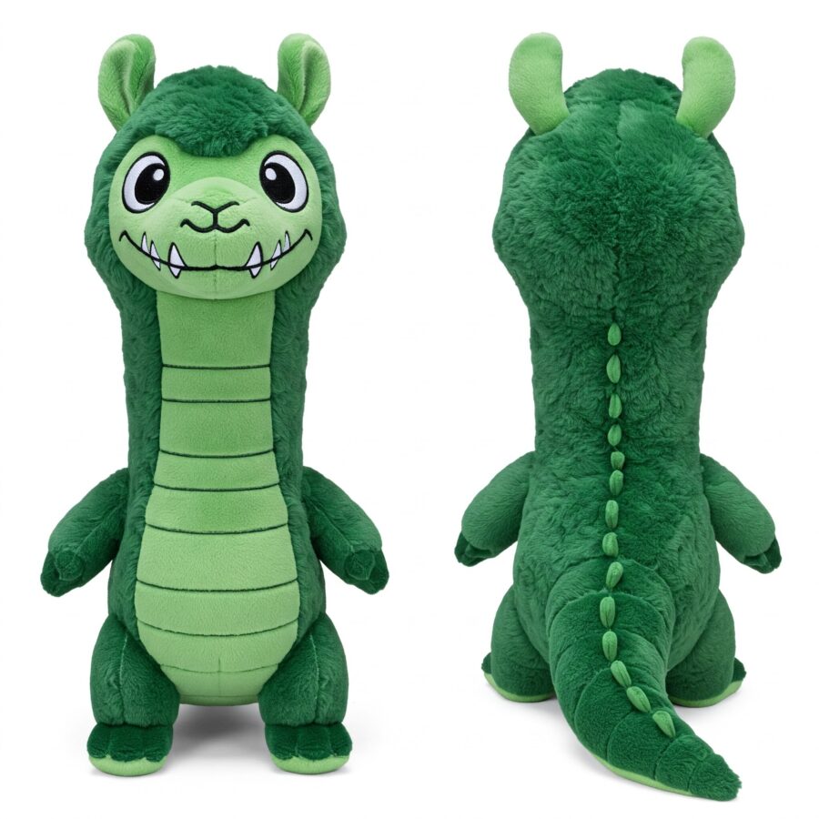 Llamadile the Woolly Snapper™ – A Bold Hybrid Plush | Abnomals™ Exclusive