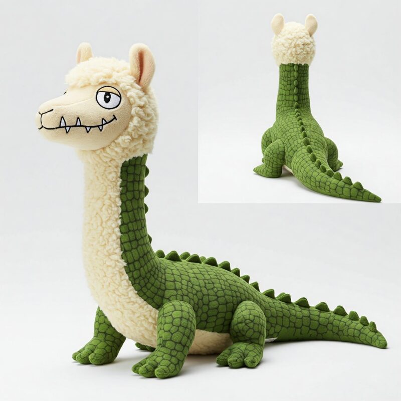 Llamadile the Woolly Snapper™ – A Bold Hybrid Plush | Abnomals™ Exclusive
