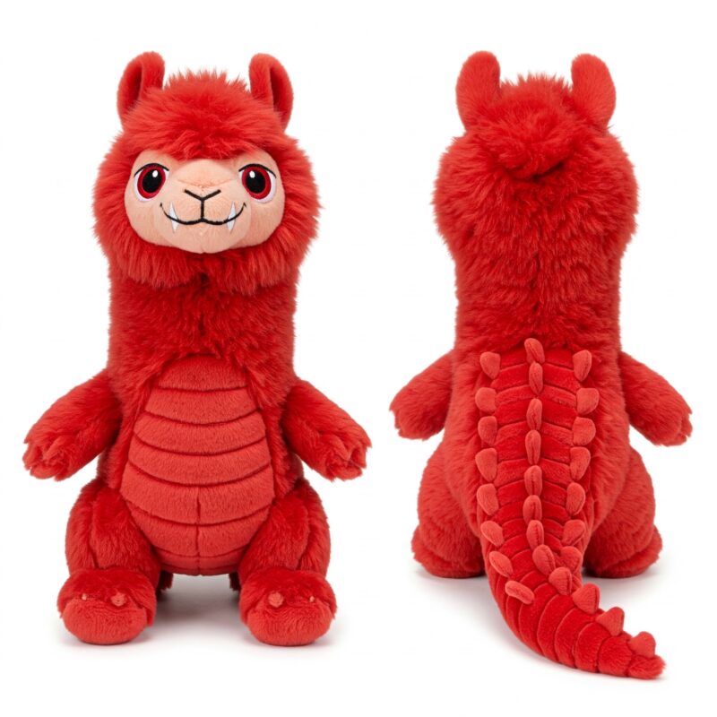 Llamadile the Woolly Snapper™ – A Bold Hybrid Plush | Abnomals™ Exclusive