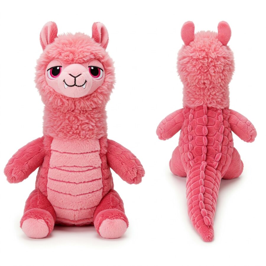 Llamadile the Woolly Snapper™ – A Bold Hybrid Plush | Abnomals™ Exclusive