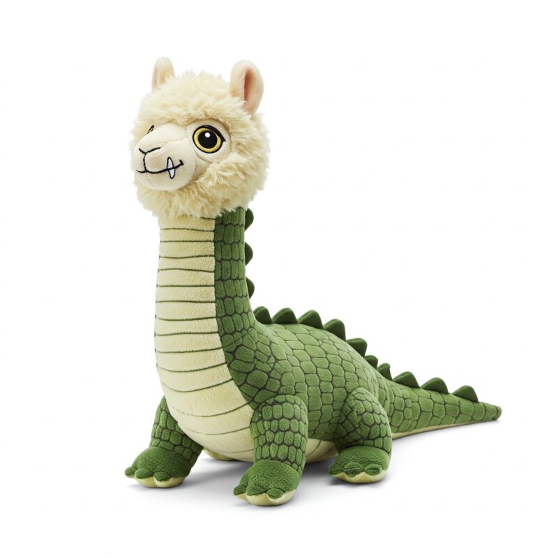 Llamadile the Woolly Snapper™ – A Bold Hybrid Plush | Abnomals™ Exclusive
