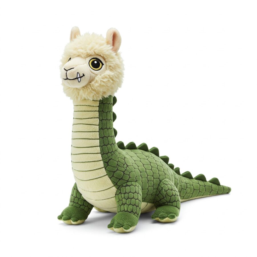 Llamadile the Woolly Snapper™ – A Bold Hybrid Plush | Abnomals™ Exclusive