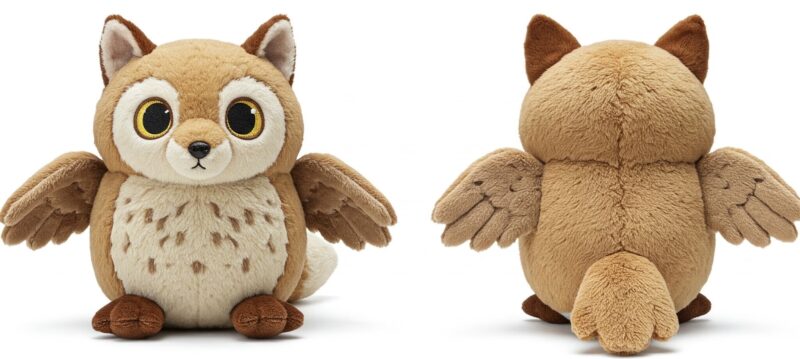 Foxowl the Sly Flyer™ – A Cunning Hybrid Plush | Abnomals™ Exclusive