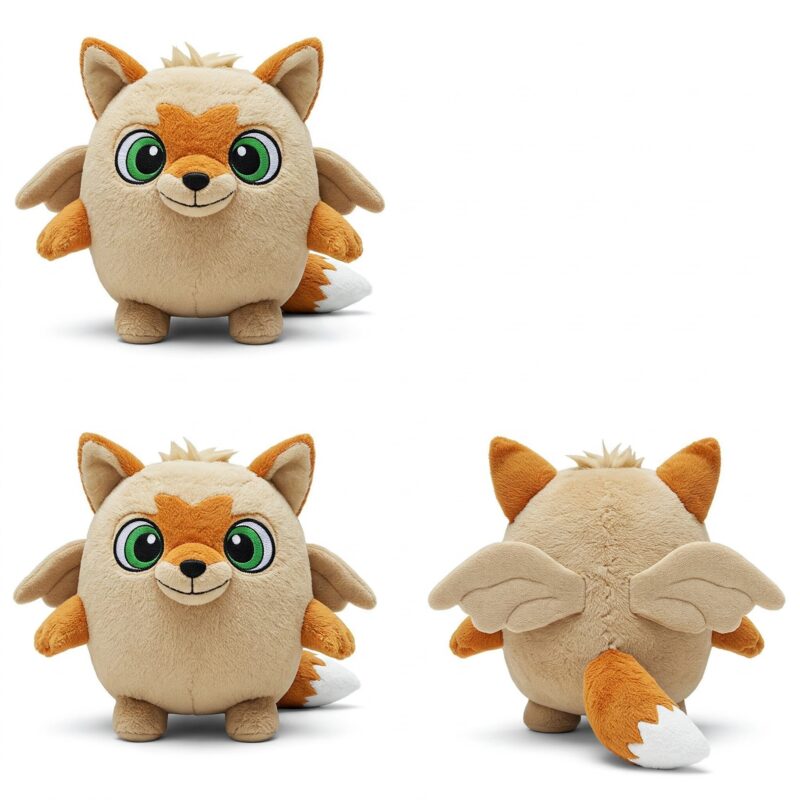 Foxowl the Sly Flyer™ – A Cunning Hybrid Plush | Abnomals™ Exclusive