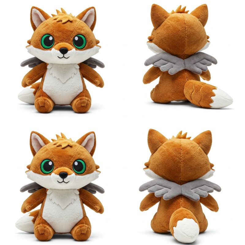 Foxowl the Sly Flyer™ – A Cunning Hybrid Plush | Abnomals™ Exclusive