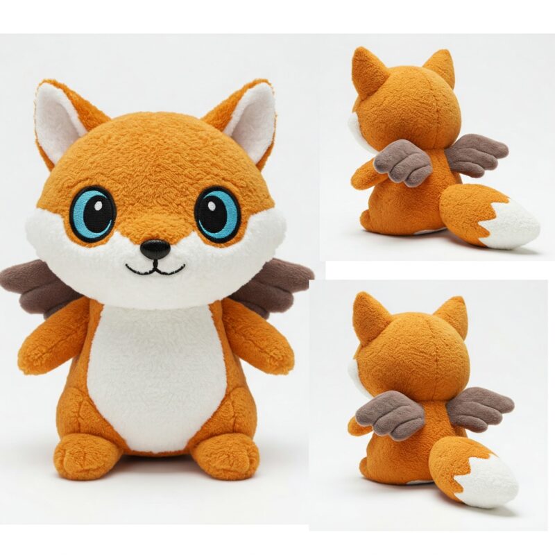 Foxowl the Sly Flyer™ – A Cunning Hybrid Plush | Abnomals™ Exclusive