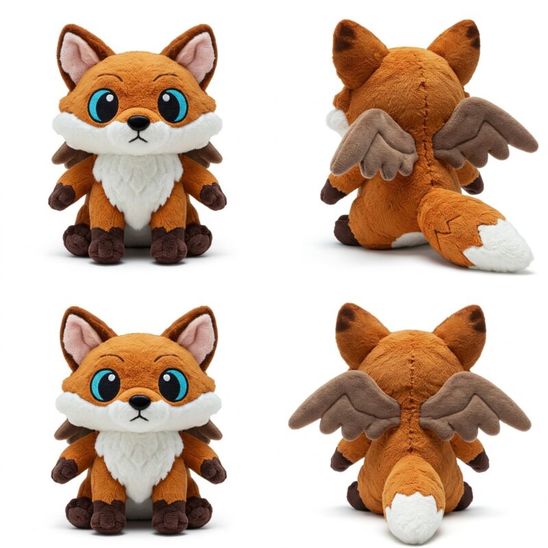 Foxowl the Sly Flyer™ – A Cunning Hybrid Plush | Abnomals™ Exclusive