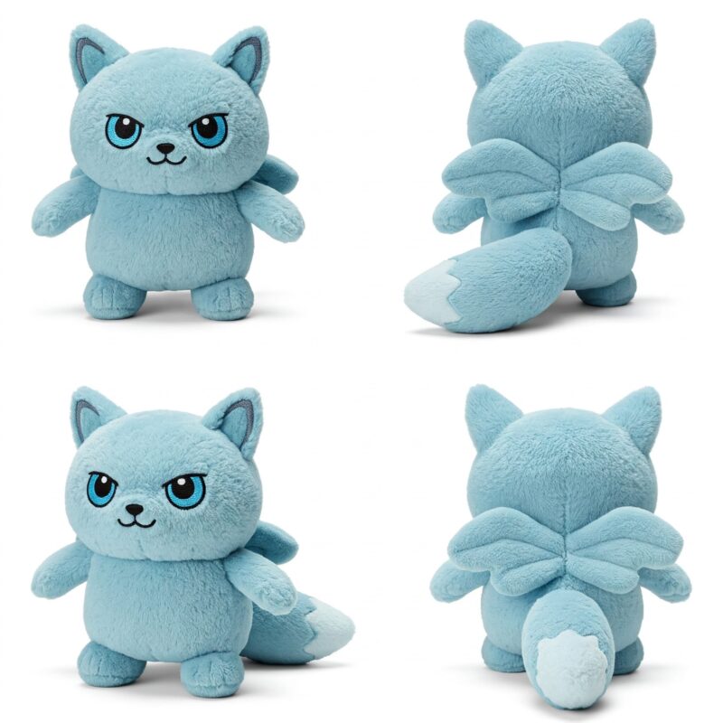 Foxowl the Sly Flyer™ – A Cunning Hybrid Plush | Abnomals™ Exclusive
