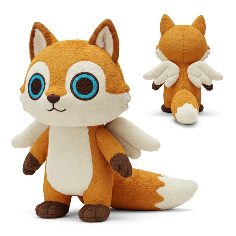 Foxowl the Sly Flyer™ – A Cunning Hybrid Plush | Abnomals™ Exclusive