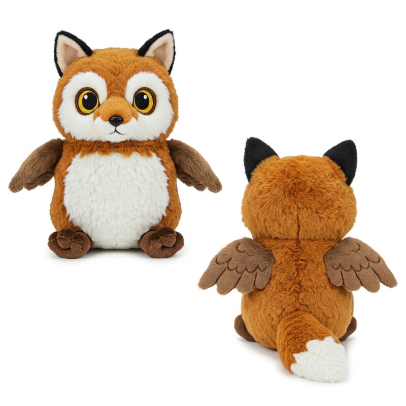 Foxowl the Sly Flyer™ – A Cunning Hybrid Plush | Abnomals™ Exclusive