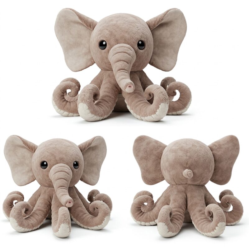Elephatopus the Deep Diver™ – A Majestic Hybrid Plush | Abnomals™ Exclusive