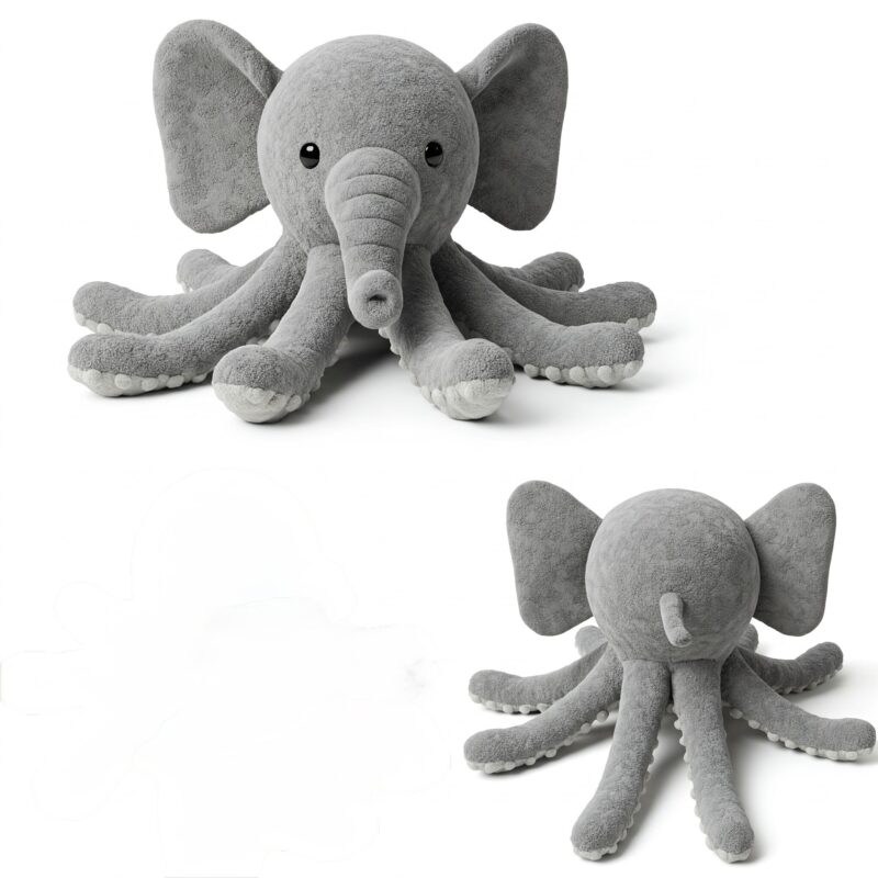 Elephatopus the Deep Diver™ – A Majestic Hybrid Plush | Abnomals™ Exclusive