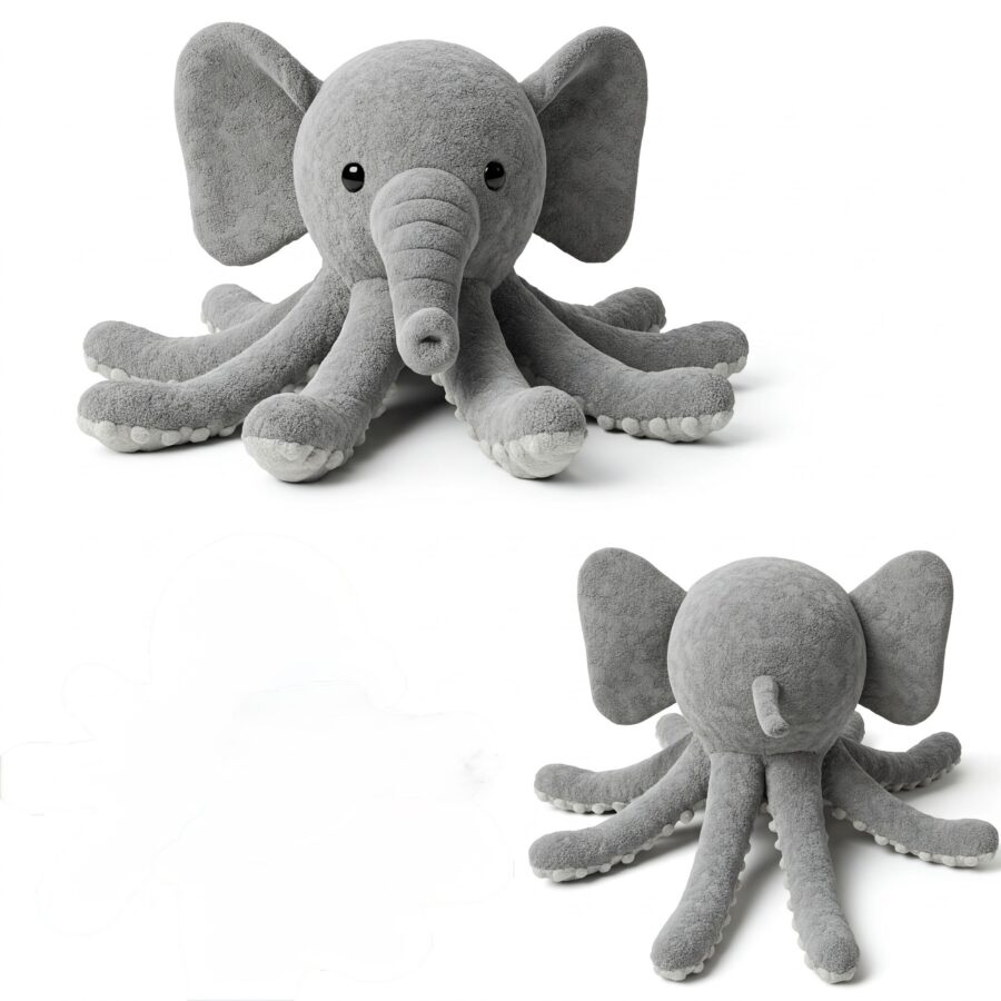 Elephatopus the Deep Diver™ – A Majestic Hybrid Plush | Abnomals™ Exclusive