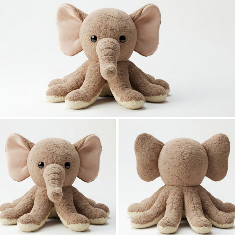 Elephatopus the Deep Diver™ – A Majestic Hybrid Plush | Abnomals™ Exclusive