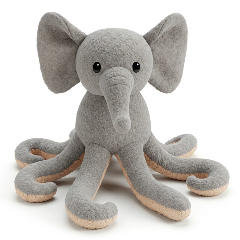 Elephatopus the Deep Diver™ – A Majestic Hybrid Plush | Abnomals™ Exclusive