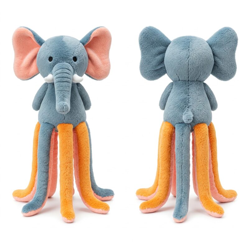 Elephatopus the Deep Diver™ – A Majestic Hybrid Plush | Abnomals™ Exclusive