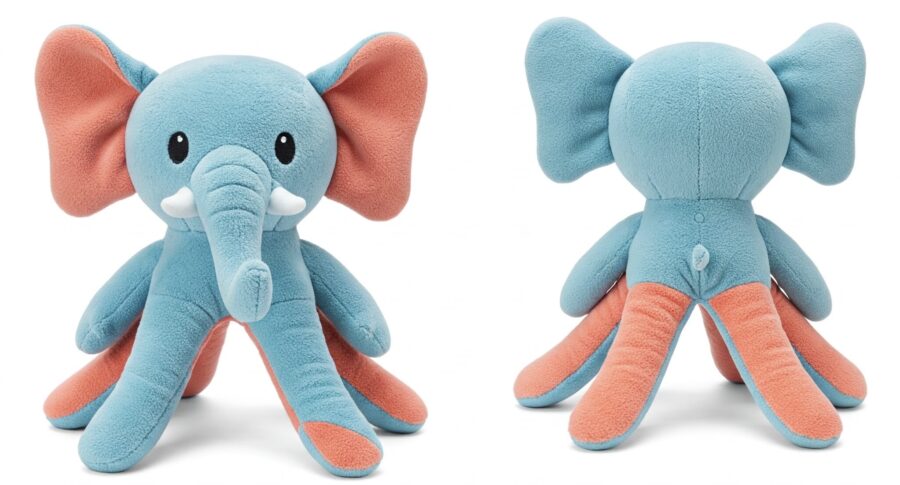 Elephatopus the Deep Diver™ – A Majestic Hybrid Plush | Abnomals™ Exclusive