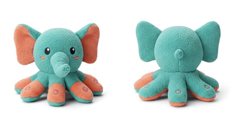 Elephatopus the Deep Diver™ – A Majestic Hybrid Plush | Abnomals™ Exclusive