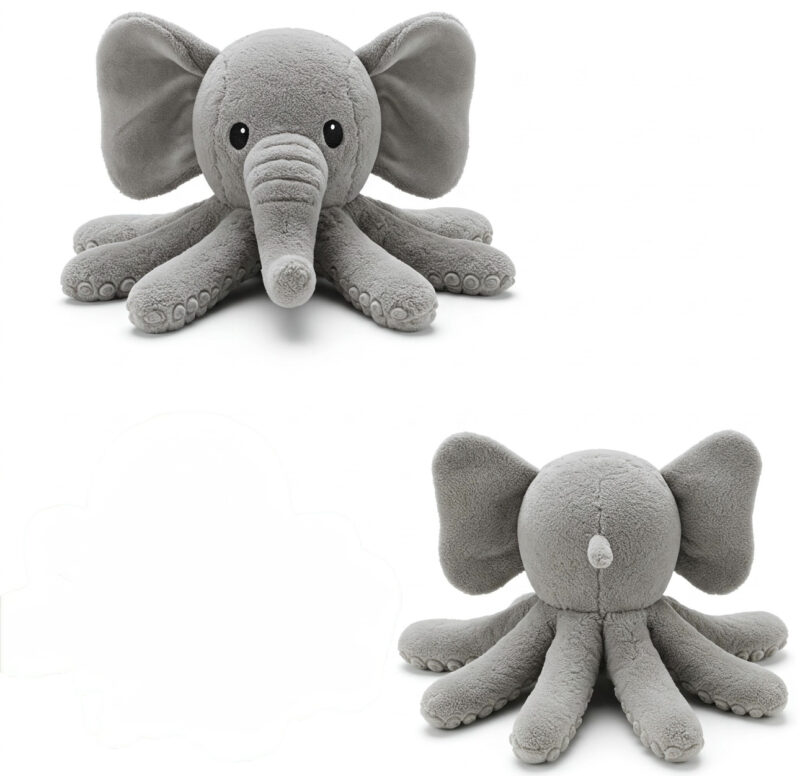 Elephatopus the Deep Diver™ – A Majestic Hybrid Plush | Abnomals™ Exclusive