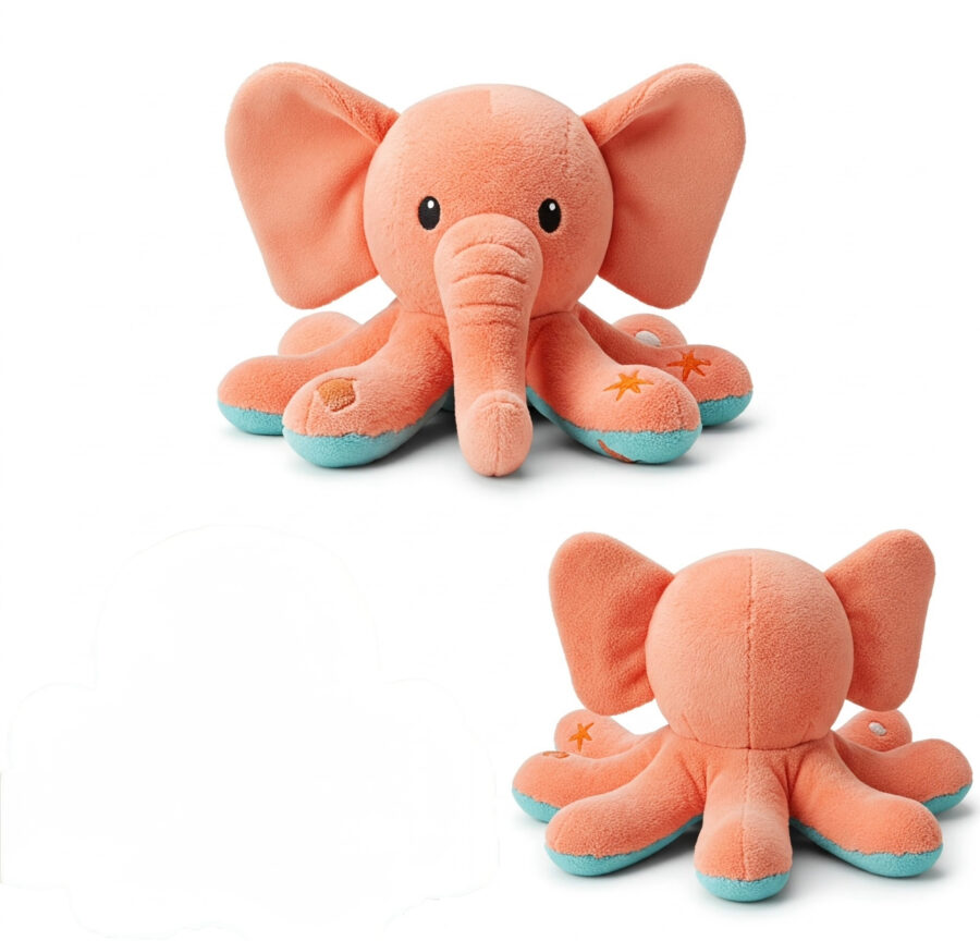 Elephatopus the Deep Diver™ – A Majestic Hybrid Plush | Abnomals™ Exclusive