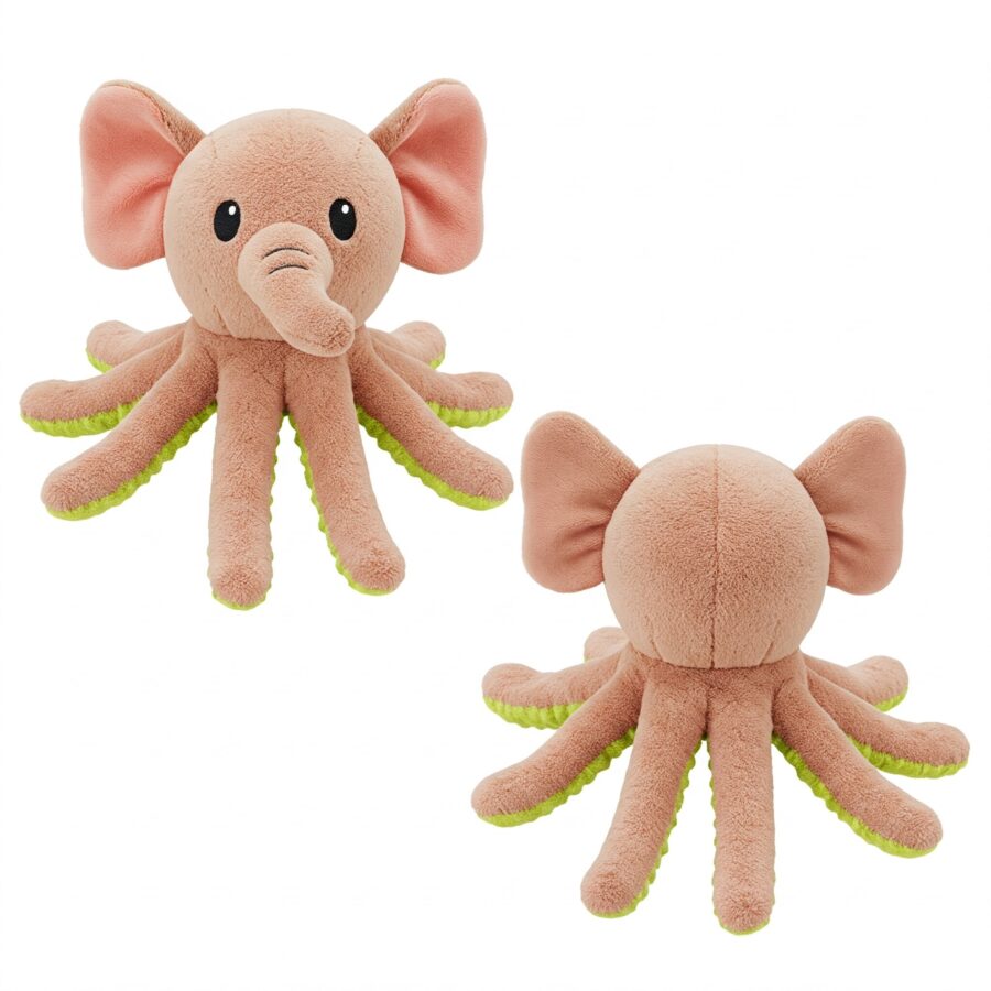 Elephatopus the Deep Diver™ – A Majestic Hybrid Plush | Abnomals™ Exclusive