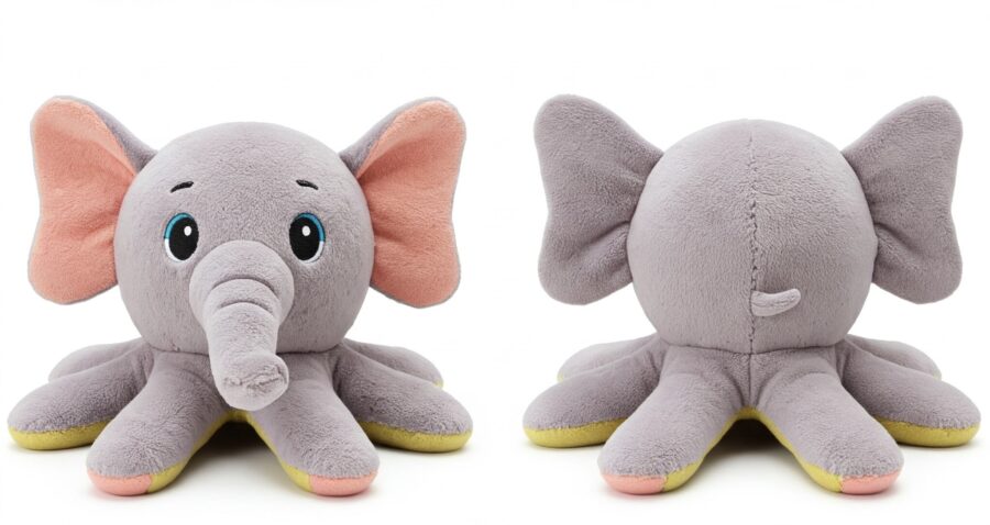 Elephatopus the Deep Diver™ – A Majestic Hybrid Plush | Abnomals™ Exclusive
