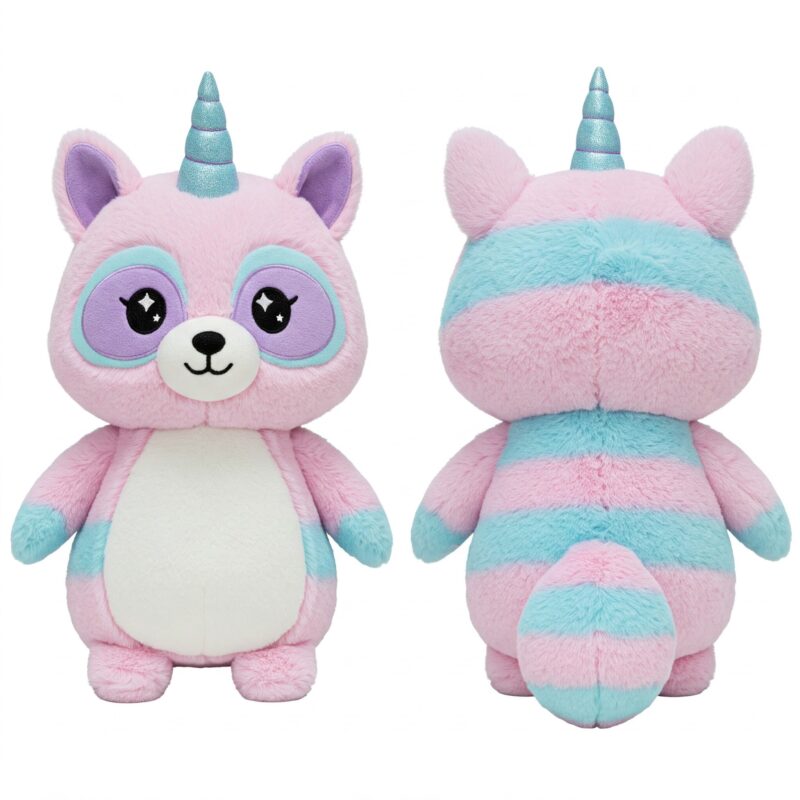 Racoonicorn the Sneaky Sparkle™ – A Mischievous Hybrid Plush | Abnomals™ Exclusive