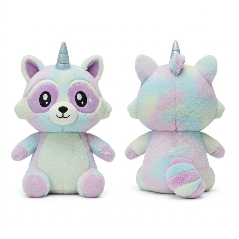 Racoonicorn the Sneaky Sparkle™ – A Mischievous Hybrid Plush | Abnomals™ Exclusive