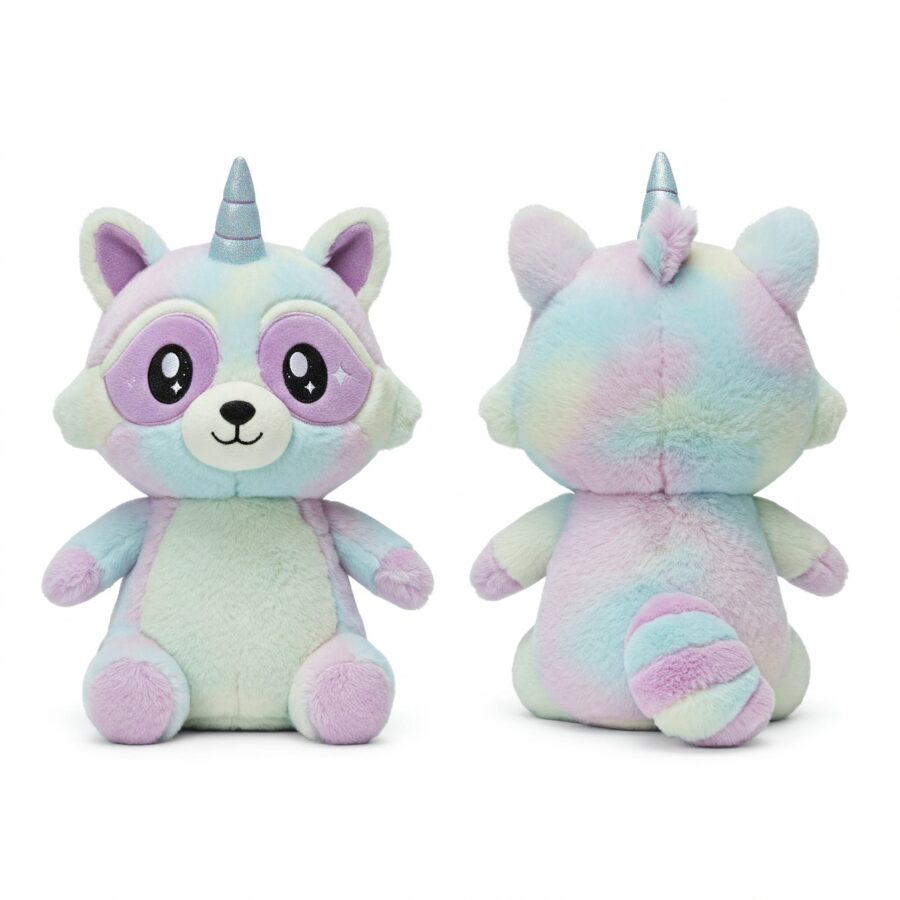 Racoonicorn the Sneaky Sparkle™ – A Mischievous Hybrid Plush | Abnomals™ Exclusive