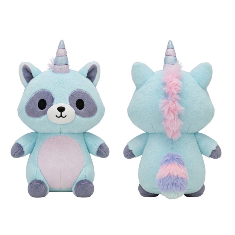 Racoonicorn the Sneaky Sparkle™ – A Mischievous Hybrid Plush | Abnomals™ Exclusive
