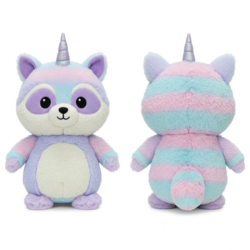 Racoonicorn the Sneaky Sparkle™ – A Mischievous Hybrid Plush | Abnomals™ Exclusive